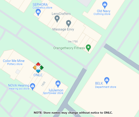 The Avenue map showing ONLC